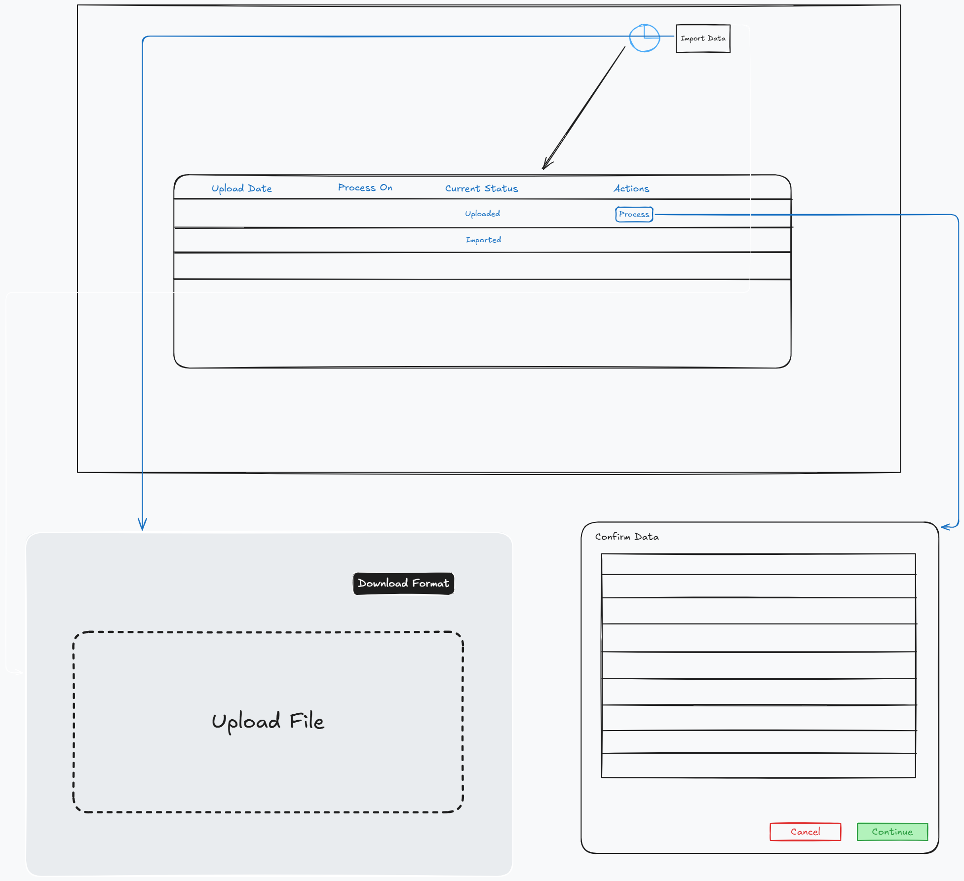 warranty management ui