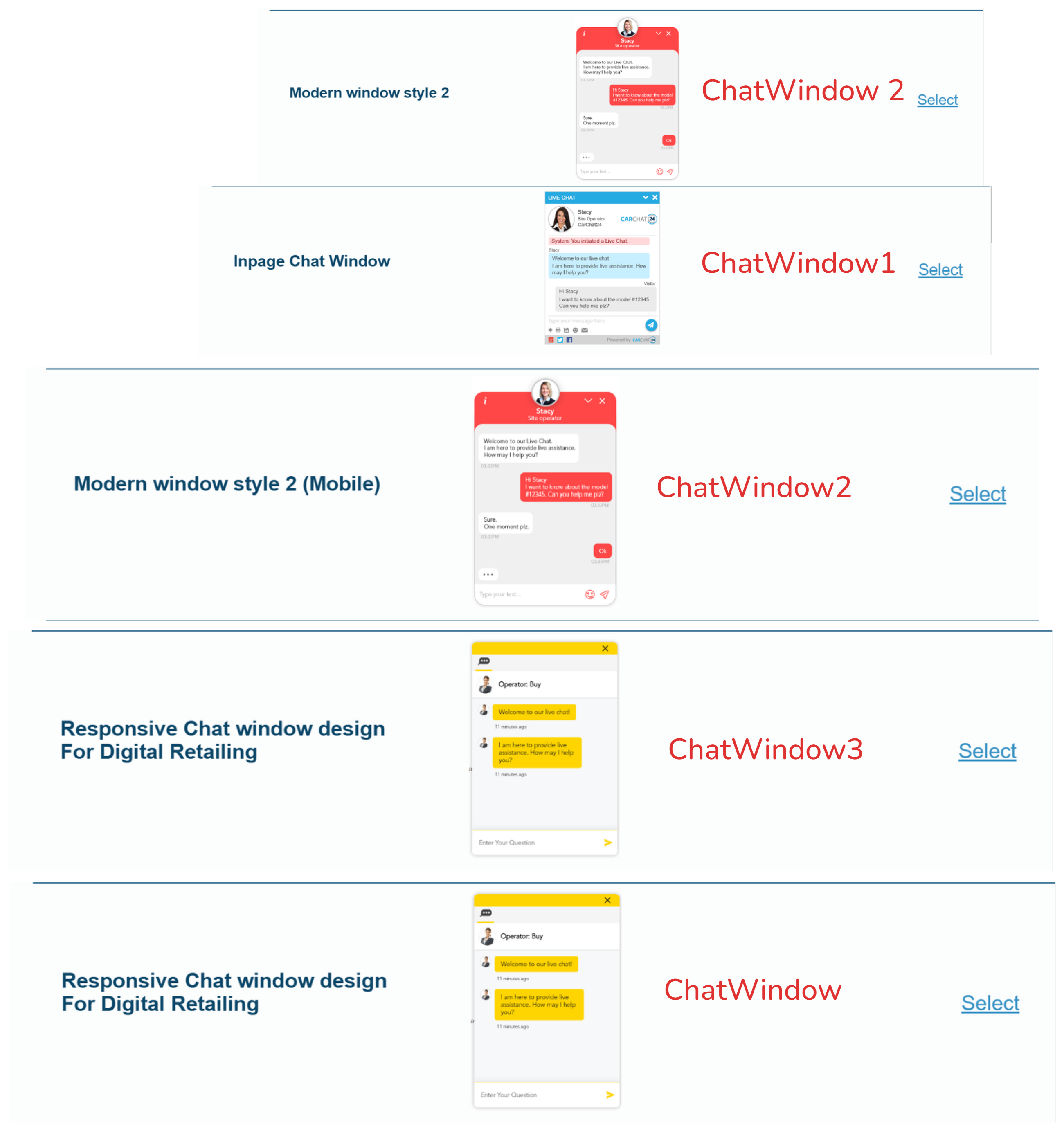 chat window classification