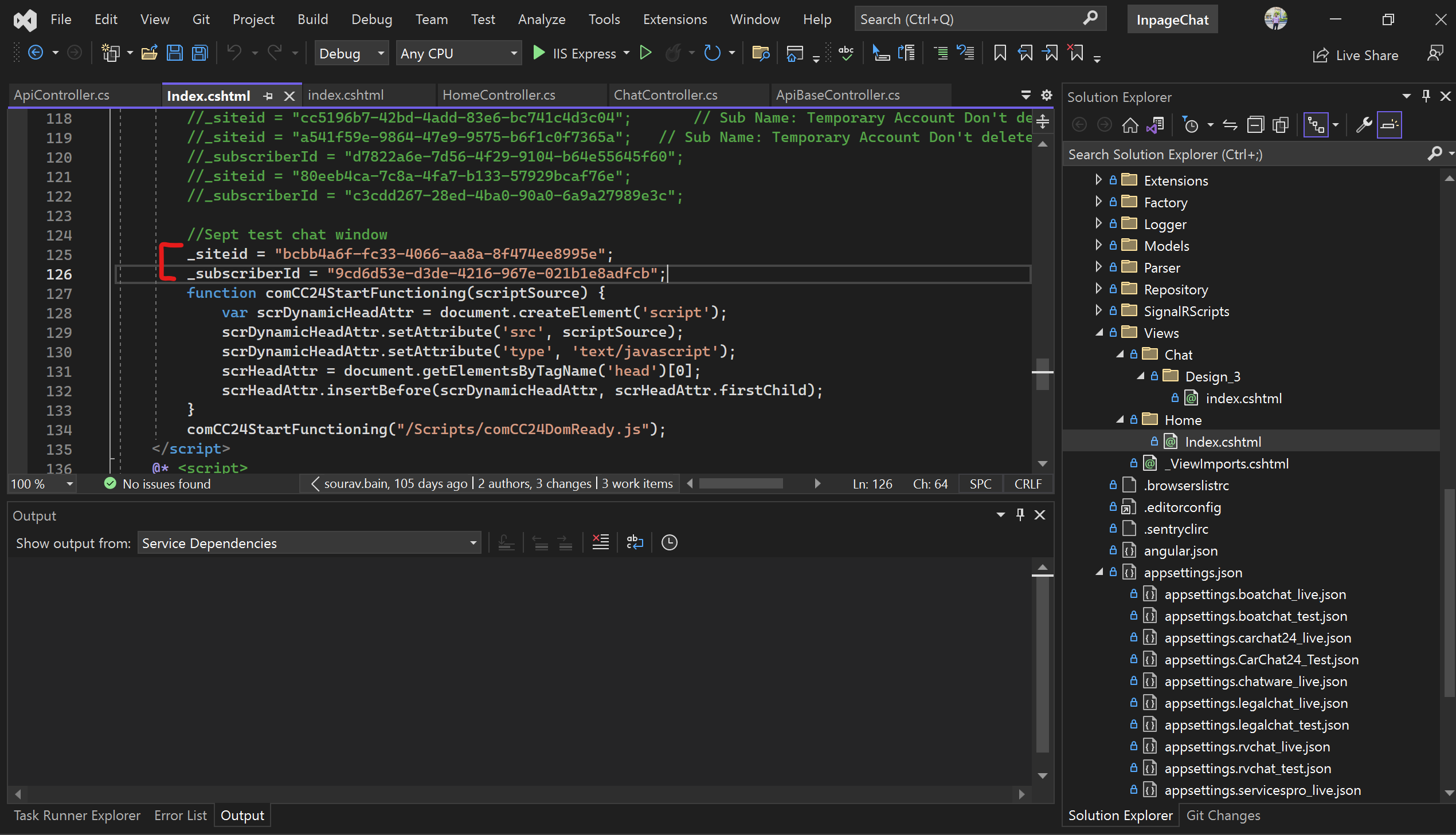 web integration change